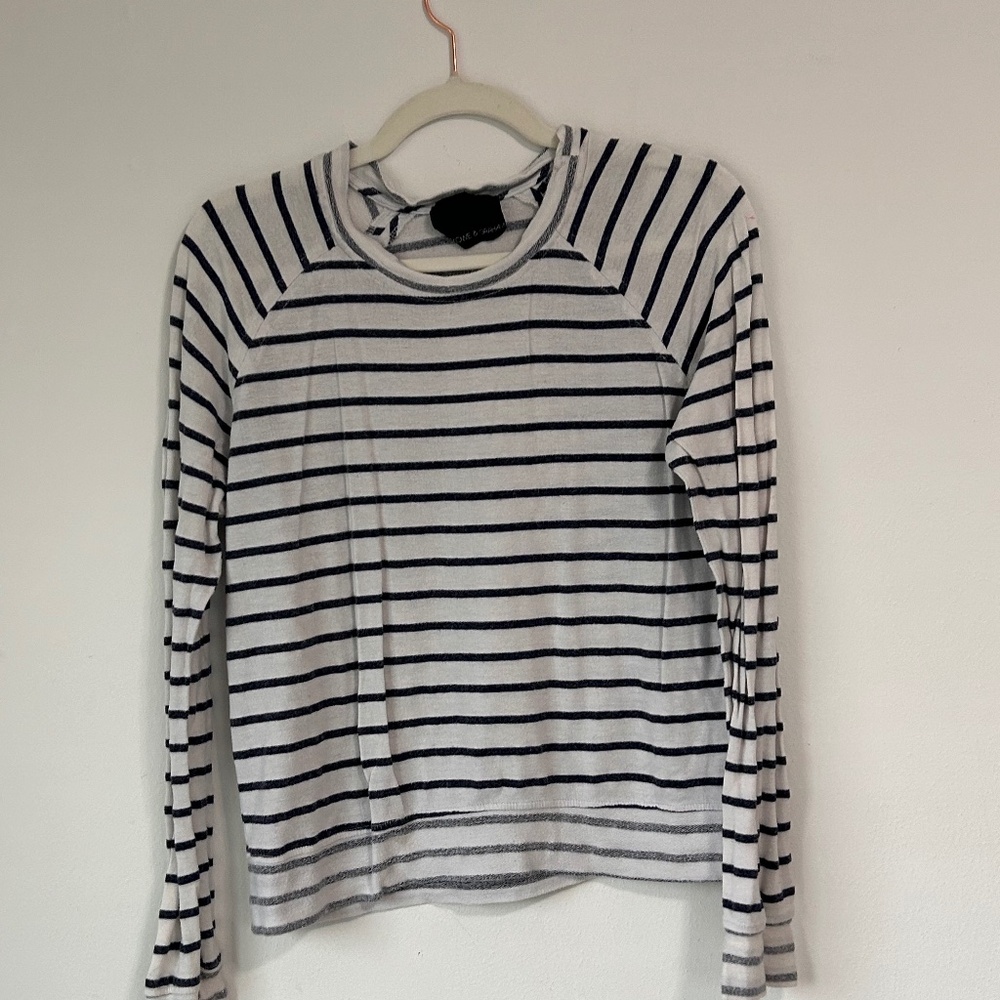 Striped long sleeve shirt